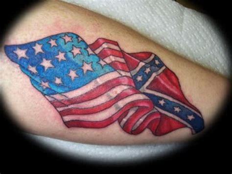 American Revolutionary Flag Tattoos