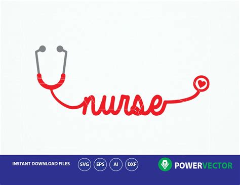 Nurse SVG Word Art Svg Nurse. Stethoscope Svg Stethoscope | Etsy