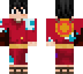 luffy wano haki edit | Minecraft Skin