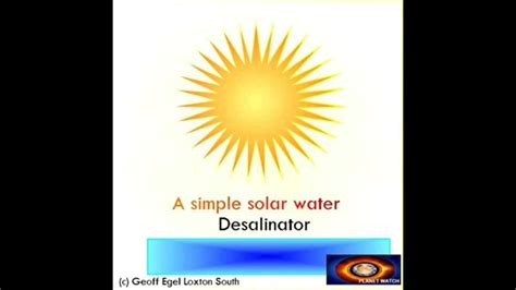 DIY Solar desalinator - YouTube