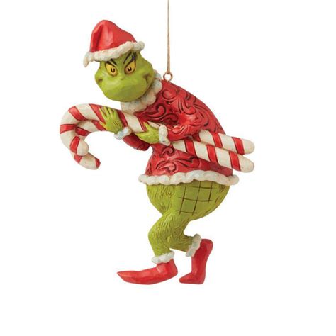 Grinch Stealing Candy Canes Ornament | Licensed Characters – Callisters Christmas