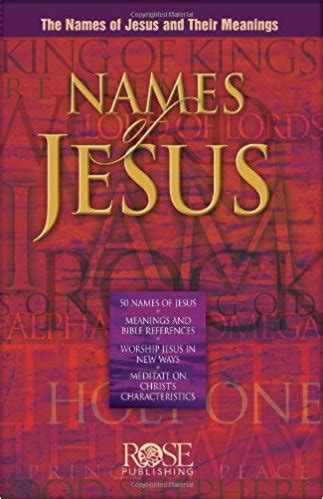 The Names of Jesus and Their Meanings - Omega Publishing