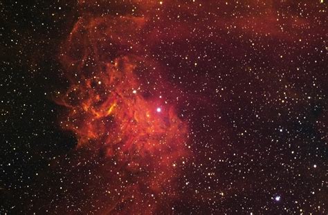 Flaming star Nebula : astrophotography