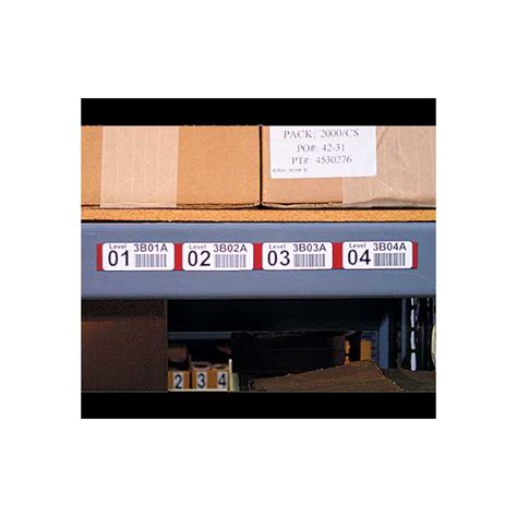 Magnetic Shelf Tag Labels | Magnetic Warehouse Rack Labels