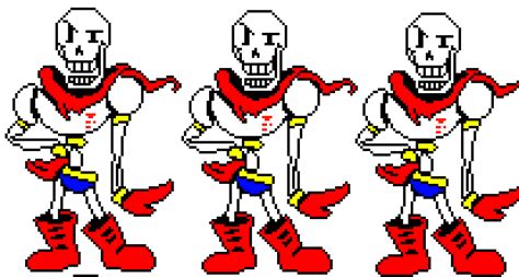 Papyrus Battle Sprites | Pixel Art Maker