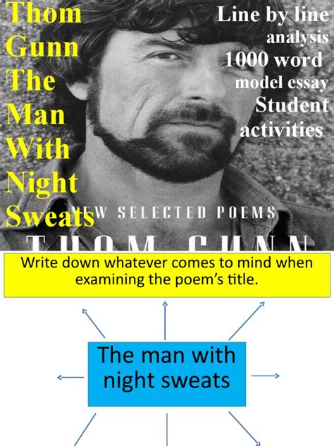 The Man With Night Sweats Lesson | PDF