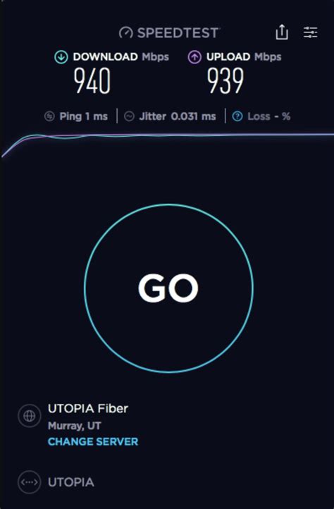 How to Run a Speed Test - UTOPIA FIBER