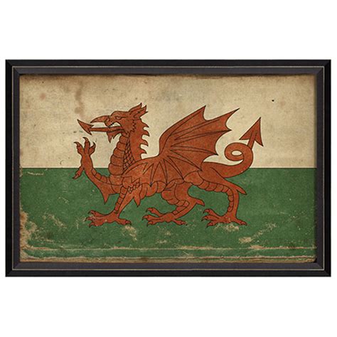 Welsh Flag Framed Print 17" x 25" – Hudson & Vine