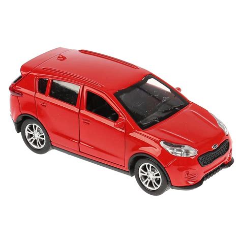 Buy 1:36 Scale Diecast Metal Model Car Kia Sportage Red Russian Die-cast Toy Cars Online at ...
