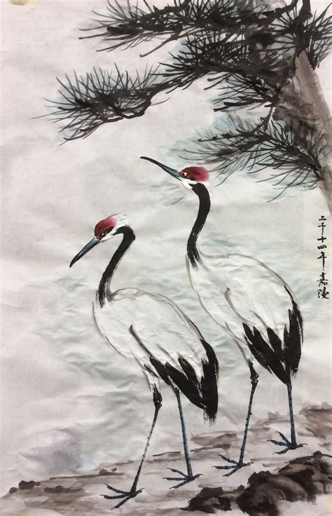 Demo Painting 2014 - 谭嘉陵 Chinese Traditional Brush Painting