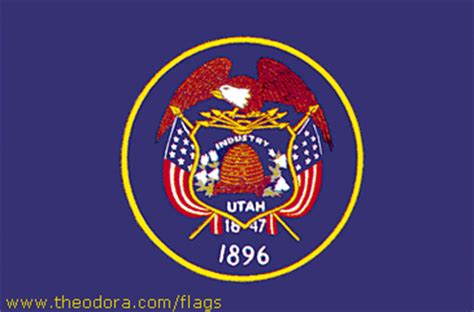 Utah State Flags geographic.org; Utah State's flag; Flag of Utah State