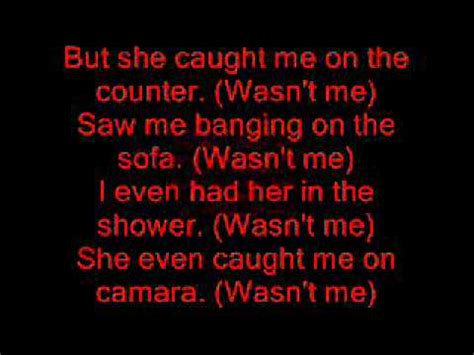 It Wasn T Me Shaggy Lyrics - LyricsWalls