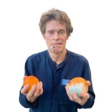 "willem dafoe orange meme" Magnet for Sale by chaoticqueer | Redbubble