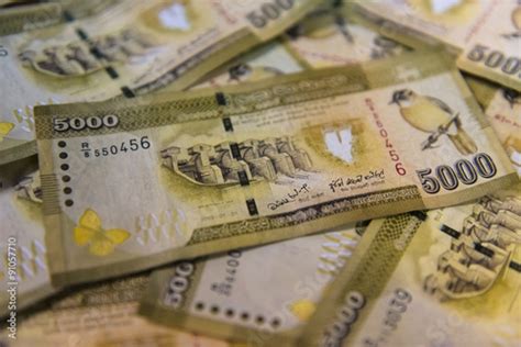 Sri Lanka Currency Rupees Stock Photo | Adobe Stock