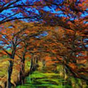 Fall on Green River Painting Digital Art by Judy Vincent | Fine Art America