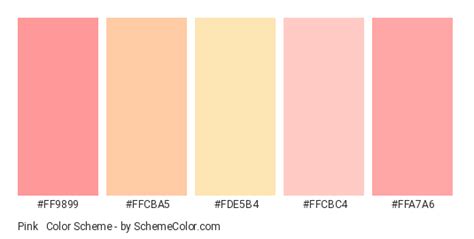 Pink & Peach Color Scheme » Peach » SchemeColor.com