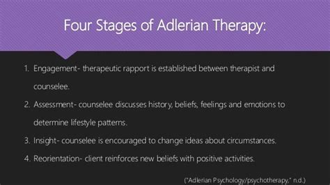 Adlerian Therapy