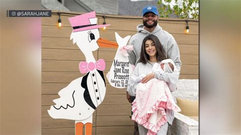 Dak Prescott shares first photos of newborn daughter – NBC Chicago