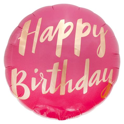 Buy Pink Happy Birthday 31-Inch Foil Helium Balloon for GBP 4.99 | Card Factory UK