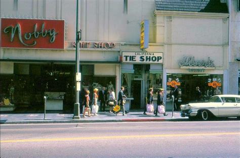 The 6300 block of Hollywood Boulevard, Hollywood, circa early 1960s