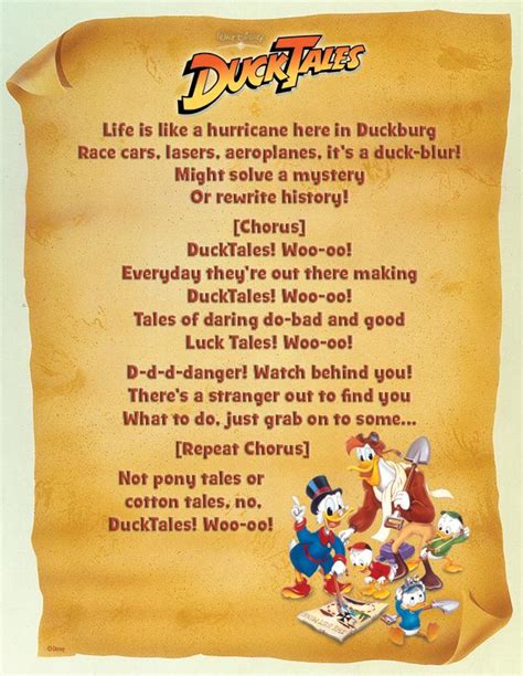 Words to ducktales theme song - seoltseomb