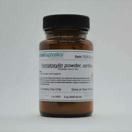 Hematoxylin Powder, Certified • Ethos Biosciences