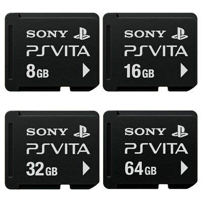 Sony PS Vita Memory Card 64GB 32GB 16GB 8GB | eBay