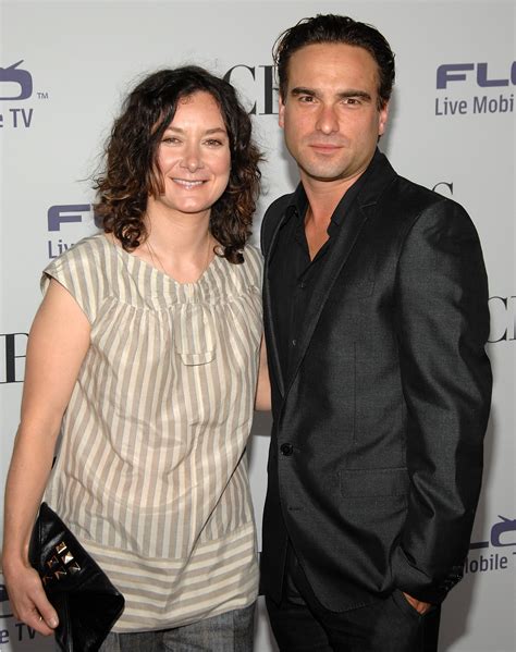 Johnny Galecki Sara Gilbert Roseanne