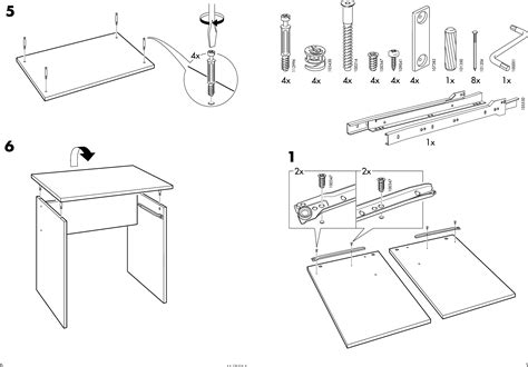 Ikea Flarke Computer Desk 32X22 Assembly Instruction 3