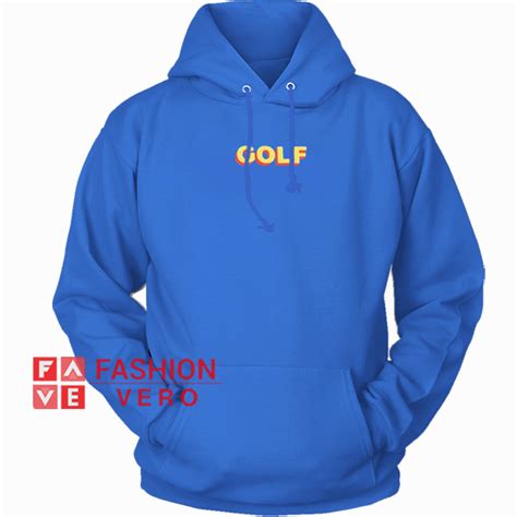 Golf Logo Blue HOODIE - Unisex Adult Clothing