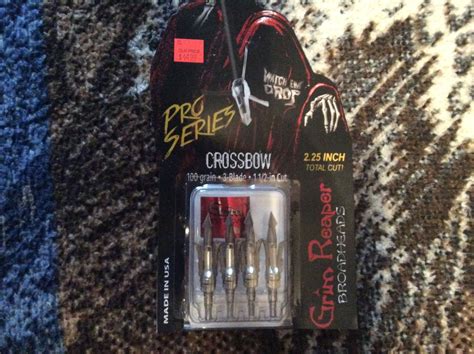 Sold - Grim reaper crossbow broadheads | Archery Talk Forum