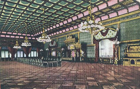 Imperial Palace (Meiji Palace) interiors, Tokyo, c. 1920. | Old Tokyo