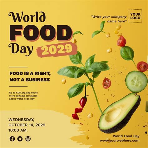 World Food Day Theme 2024 Poster - Genna Jordana