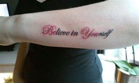 Believe in yourself tattoo. Be you tattoo. | Tattoos, Inspirational ...