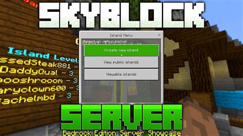 Skyblock Server For Bedrock - Encycloall