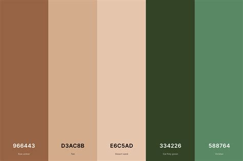 20 Brown Color Palettes with Names and Hex Codes – CreativeBooster