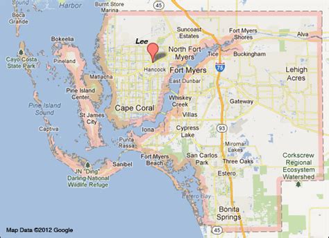 lee county florida map | Map of florida, Lee county, Pine island