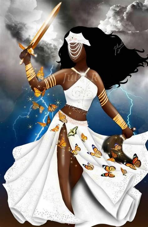 Iansa / Oya by jumqwt74jagry7 | African goddess, Black women art, Black girl art