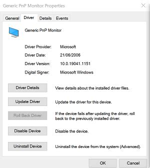 How to update the Philips monitor drivers from the Windows Device Manager?