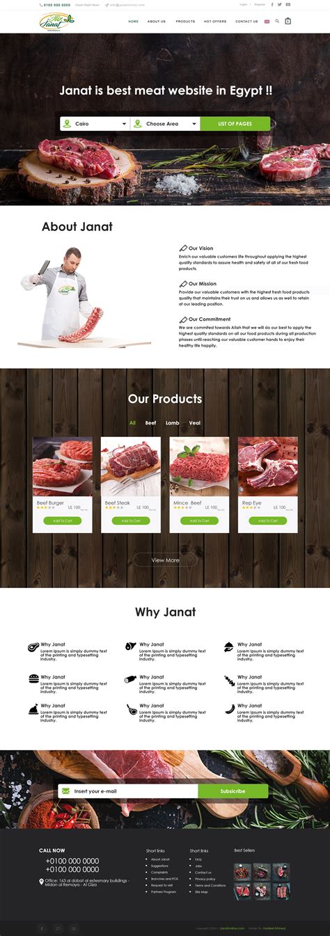 The Meat Shop on Behance