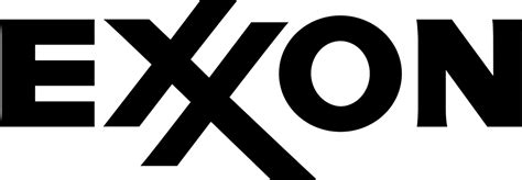 Exxon Logo Black and White – Brands Logos