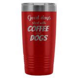 Coffee and dogs 20oz Vacuum Tumbler – I love Veterinary