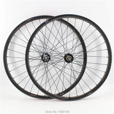 Aliexpress.com : Buy New 29" Mountain bike clincher rim 3K full carbon wheelset disc brake 29 ...