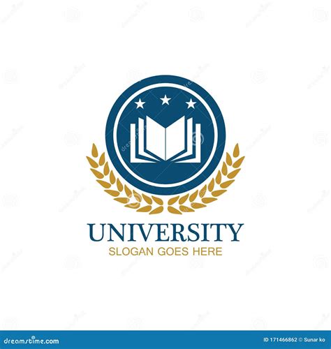 University Logo Cartoon Vector | CartoonDealer.com #17321219