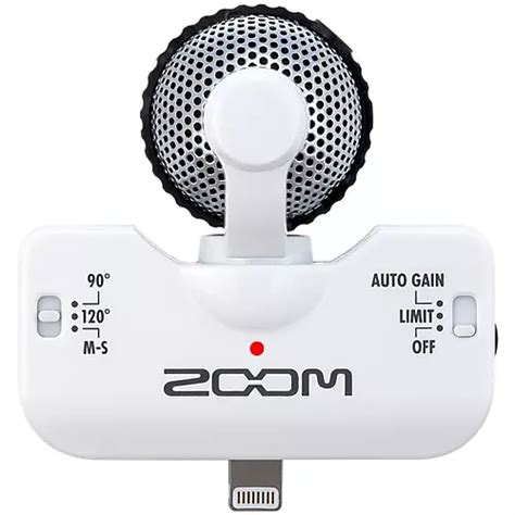 Zoom iQ5 Professional Stereo Microphone for iPhone | Musician's Friend