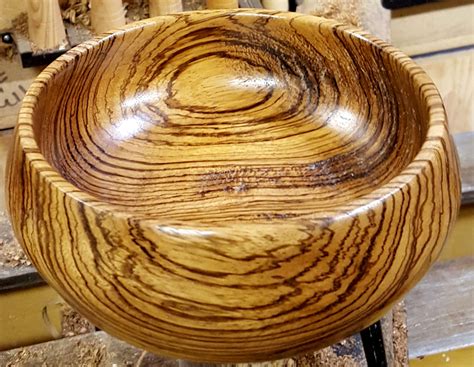 Zebrawood Bowl – Cook Woods