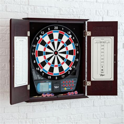 Wakefield Viper 787 Electronic Dart Board and Cabinet Set | Electronic ...