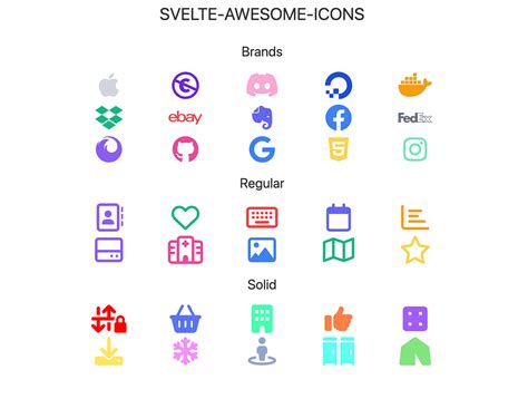 New Font Awesome SVG Icons for Svelte | by Shinichi Okada | mkdir Awesome