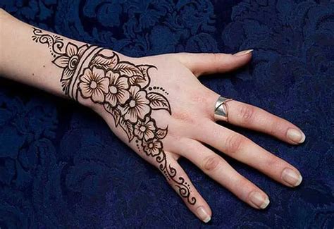 19 Simple And Easy Back Hand Mehndi Designs For Beginners