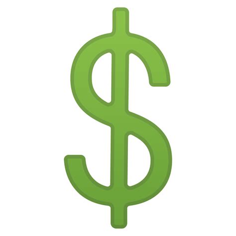 Heavy dollar sign Icon | Noto Emoji Objects Iconset | Google